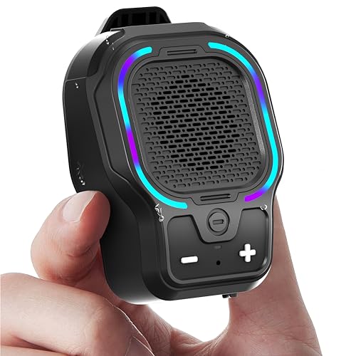 Wearable Bluetooth Speaker, Magnetic Clip-on Portable...
