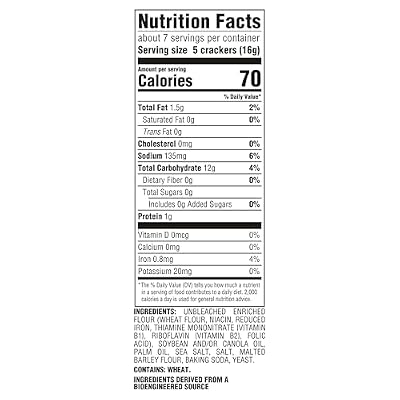 Premium Original Saltine Crackers, Lunch Snacks, Bulk Snacks, 12 - 4 oz Boxes