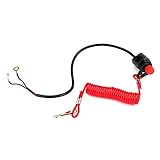 ❤ Produktspezifikation: Spannung: 12 V DC, Haltegurtlänge: ca. 70 cm, Kabellänge: Ca. 39cm, Paketgewicht: ca. 59g, Ausstattung: passt für die meisten Geländefahrzeuge und Motorräder, Rasenmäher oder Außenborder ohne Batterie und elektrischen Start.