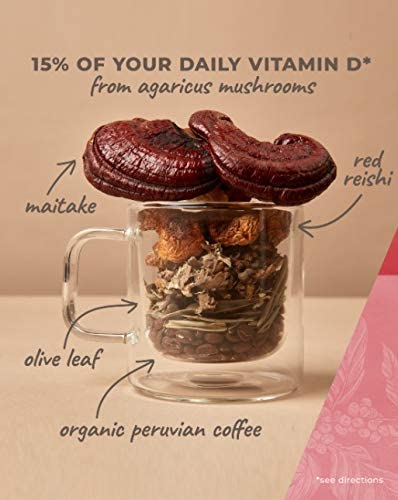 Laird Superfood Boost Coffee, Medium Roast Ground Beans Infused with Functional Mushrooms, Vitamin D and Olive Leaf Powder, 12 oz. Bag - Image 6