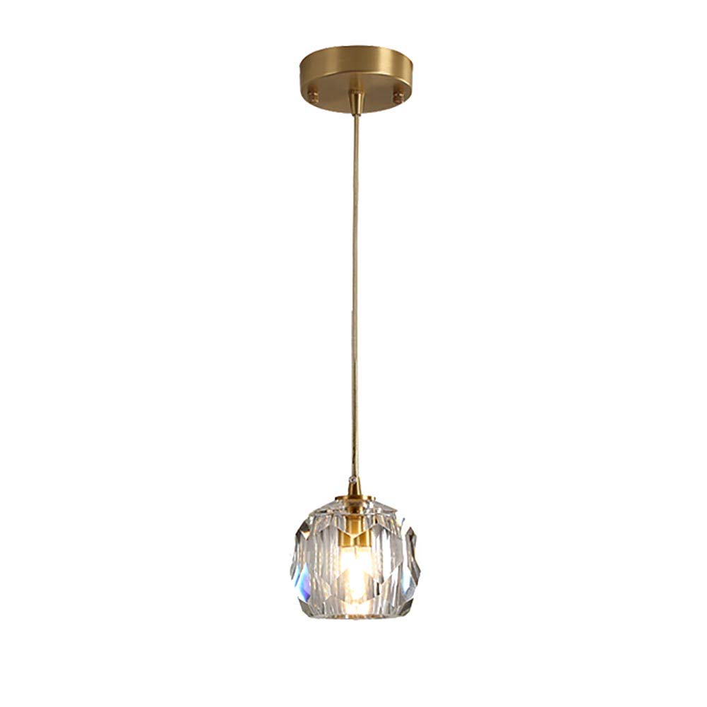 Lustre à une tête pour corriger un éclairage sombre de chevet ou couloir