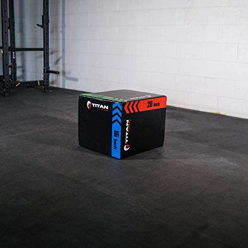 Titan Fitness 3-in-1 Heavy Foam Plyometric Box 16