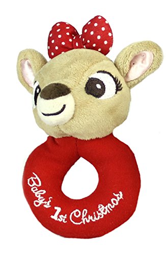Baby's First Christmas Ring Rattle - Clarice