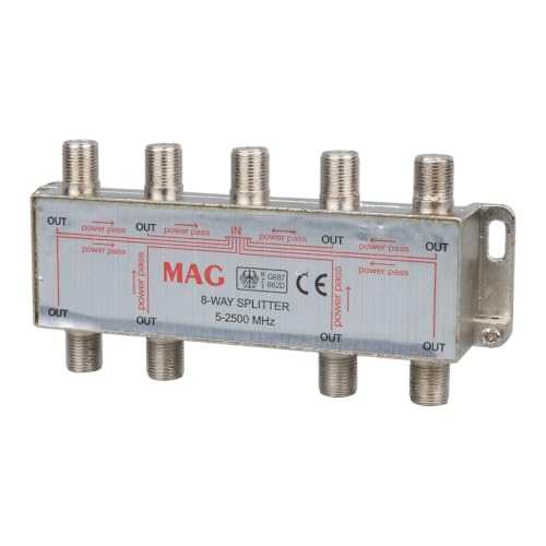 Mag MG-1511 1/8 8 Way 5-2500 Mhz Uydu Dağıtıcısı Splıtter