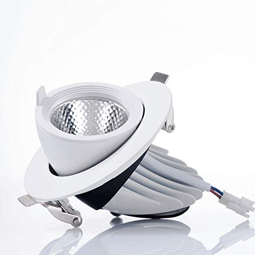 Spotlight COB encastré orientable 3W à 7W pour faux plafond de bureau moderne