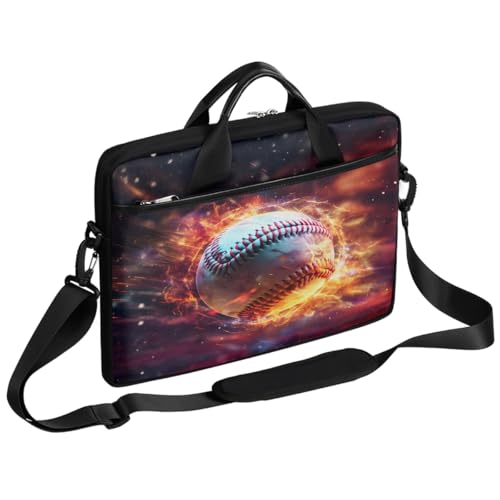 Bolso para portátil de 15 pulgadas Fire Baseball