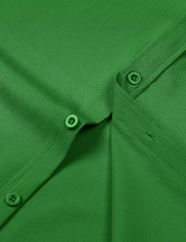 Image of JEMITOP Mens Stretch Wrinkle Free Texture Shirts