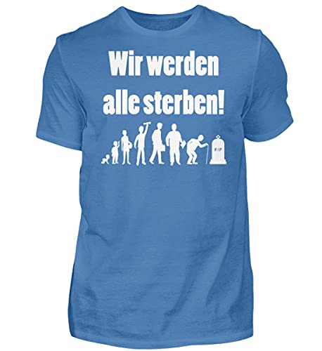 T-Shirt Homme Turquoise XX-Large Coupe Confortable Grande Taille