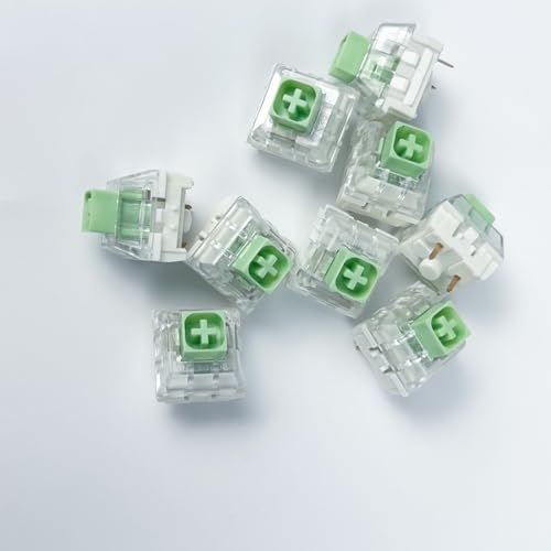 Image of Kailh Box Jade Clicky Keyboard Switch,3-pin 50gf Pre-Lubed Dustproof Waterproof RGB SMD Key Switches for 3D Prints and Mechanical Gaming Keyboard(Box Jade,45pcs)