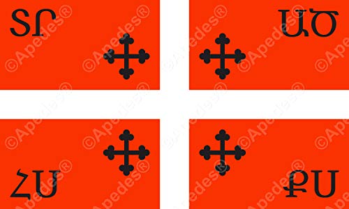 Apedes Pegatina para Tablet de Ordenador de 3 x 5 Pulgadas con diseño de Khachen armenio