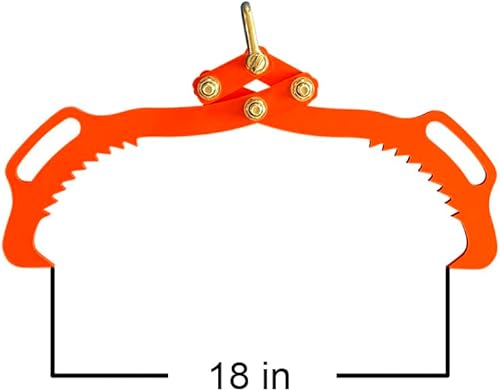 Miniatura 2 de 2 ganchos de garra dentados, pinzas de elevación de troncos, garra de madera de garra resistente, deslizamiento de madera, elevación de troncos -18
