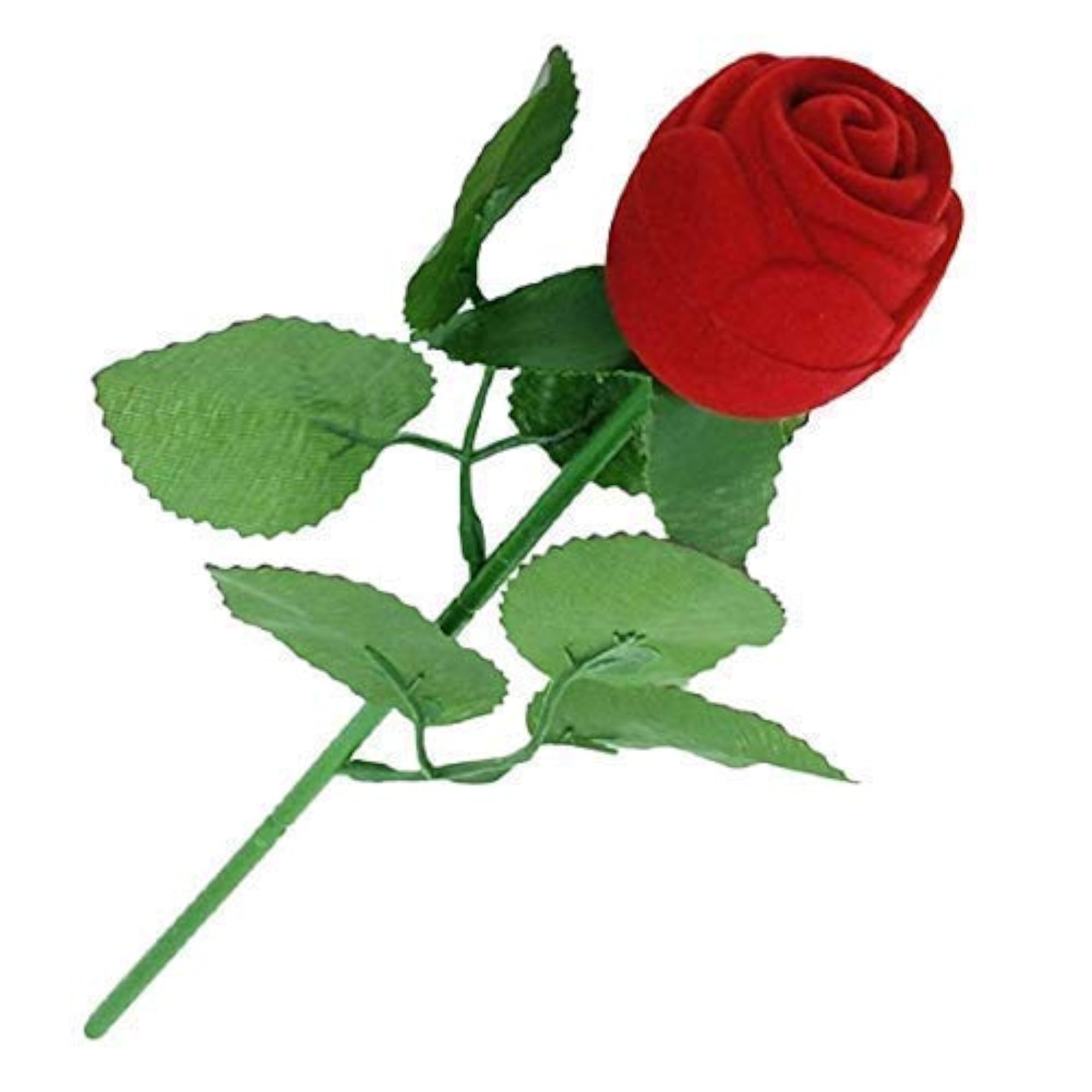Velvet Red Rose Ring Box for Proposals