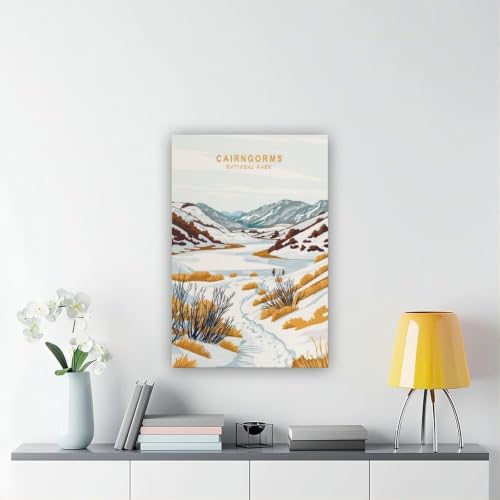 Toile Cairngorms parc national Écosse impression art mur salon - 6