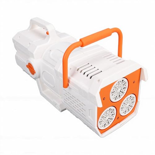 Máquina de burbujas eléctrica portátil de 60 agujeros para niños en jardín