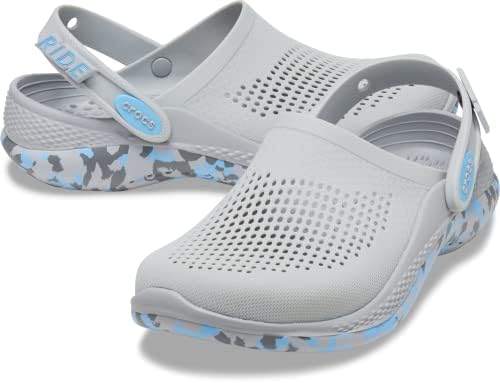 Crocs Unisex LiteRide 360 Clogs, Light Grey/Oxygen, 8 Men/10 Women | Image 6