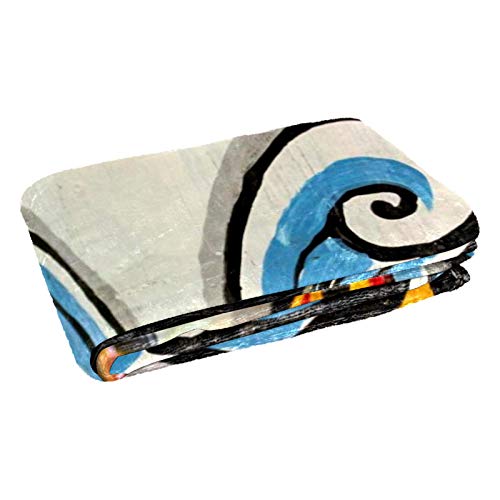 Couverture multicolore confortable pour des soirées cocooning chaleureuses