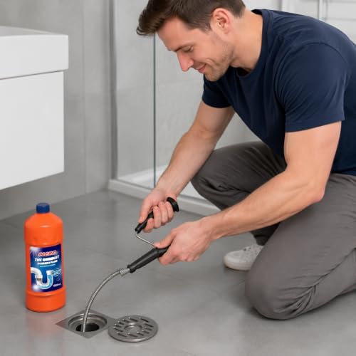 Déboucheur canalisation flexible pour libérer le siphon de la douche