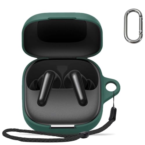 Anker Soundcore P31i �p �P�[�X �J�o�[ �yHUKWIMO�z �J���r�i�t��+�X�g���b�v�t�� �ϏՌ� �h�� �h�o �����[�d�\ �S�ʕی� �L�Y�h�~ Soundcore P31i �Ή� [�O���[�� ��]