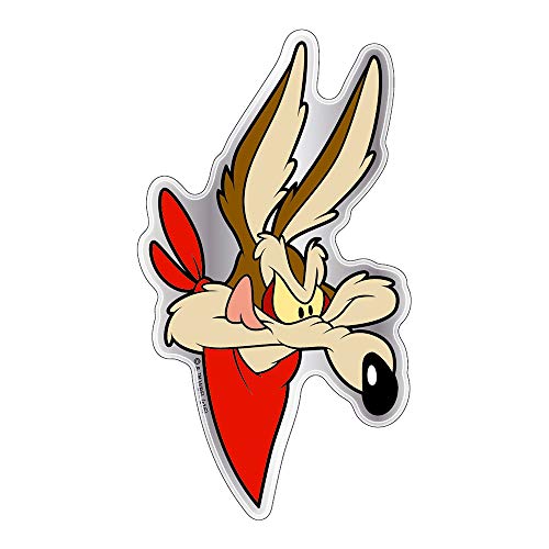 Image of Fan Emblems Wile E. Coyote Car Decal - Automotive Domed Classic Looney Tunes Logo