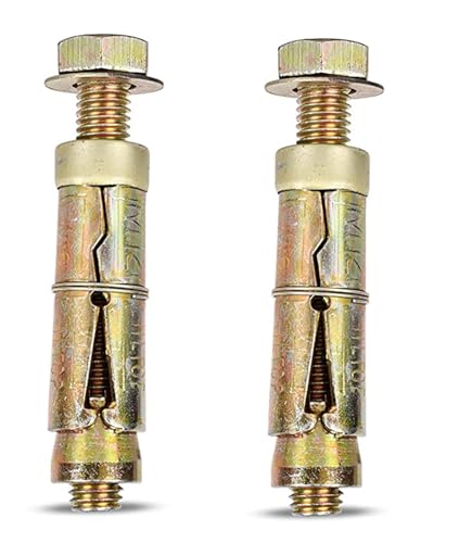 VENOM Iron Metal Wall Anchor Brass Fasteners Golden Bullet Anchor Fasteners Anchor Bolt Screw Fasteners Metal Fasteners I Bolt Anchor Fasteners (10MM, Pack of 2) (Model : LOT) (B0C3ZVQQ6L) Amazon Price History, Amazon Price Tracker