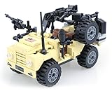 inFUNity Army Vehicle Land Rover Defender XD Building Blocks Compatible with Army Minifigures