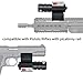 Beileshi Tactical Compact Red Laser Beam Dot Sight for Pistol/Handgun/Rifle Picatinny Rail Mount Less Than 5mW Output
