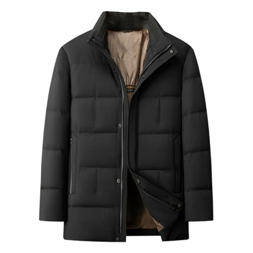 Chaqueta de plumón de invierno informal para hombre perfecta para mañanas frías de camino al trabajo