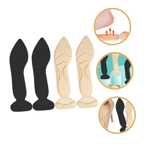 2 pares de plantillas acolchadas para tacones altos mujer miniatura 6