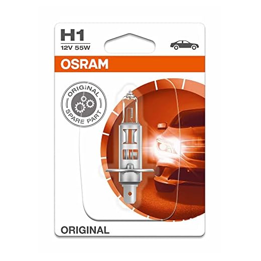 OSRAM H1 Lámpara Faro de Carretera 55W 3200K Luz Alta Halógena 64150-01B