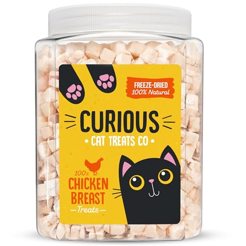 1 lb Freeze Dried Chicken Breast Cat Treats 100% Natural Chicken Nibbles Allergen-Free & Hypoallergenic for Indoor Cats & Outdoor Nutritious Grain Free for Cats 454g