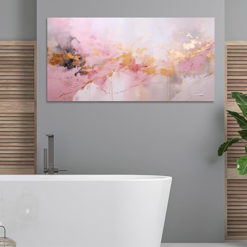 Grand art mural encadré salon et tableau abstrait marbre moderne