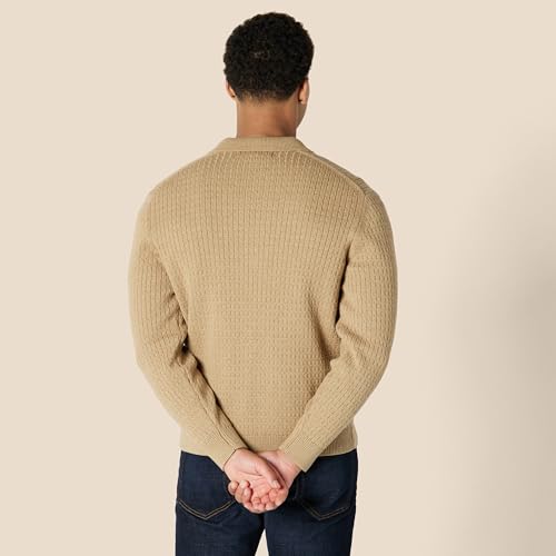 Amazon Essentials Men's Relaxed-Fit Collared Cardigan Sweater3