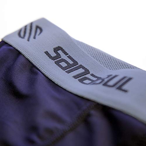 Sanabul Mens Compression Base Layer Workout Jiu Jitsu Spats Tights (Medium, Navy Blue) #TOP5