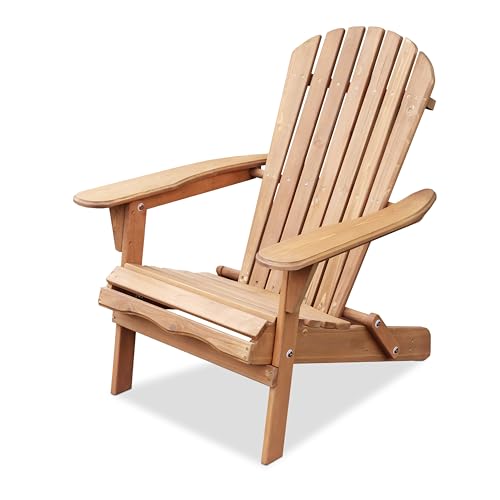 northbeam Wooden Folding Adirondack Chair Pre-Assembled