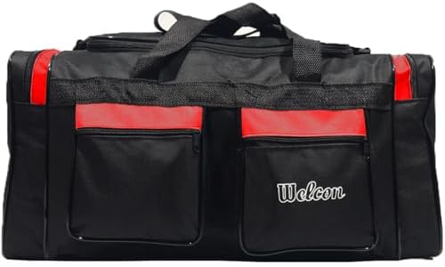 Mala de Viagem Grande Reforçada Welcon bolsas Dois Bolsos (Vermel...
