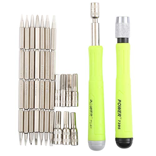 Trousse à outils ouverte kit tournevis portable 16 en 1 pour réparation mécanique