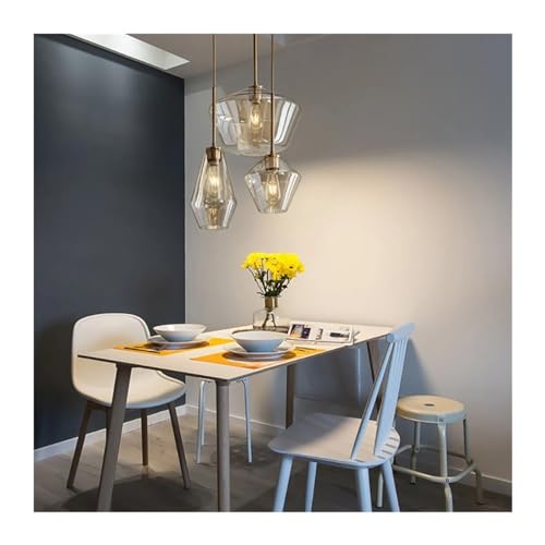 Lámpara colgante de vidrio Loft para el comedor moderno y sofisticado de tu hogar 4