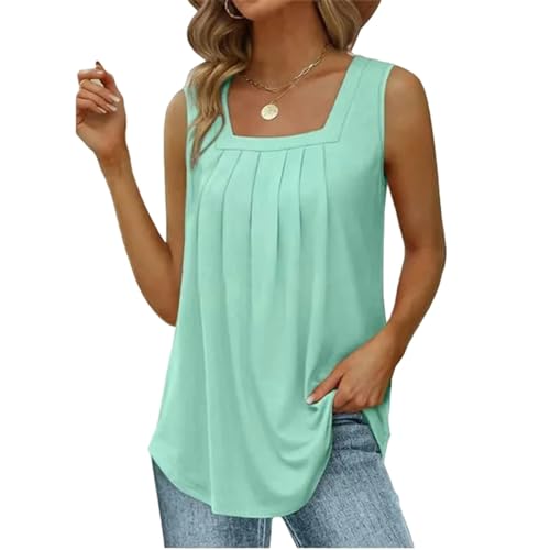T-Shirt Femme Carré Chic TEidea Imprimé À Manches Courtes