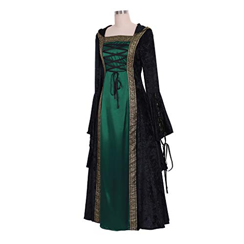 Cosplaydiy Women's Medieval Renaissance Retro Gown Cosplay Costume Dress Xxl Green #TOP1