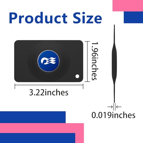 Image of 1 Pack Medallion Card Holder for Princess Cruise - Cruise Ship Essentials for Lanyard, Purse or Wallet, Durable Silicone Cruise Accessory (Fits 2025 2026 Medallion)