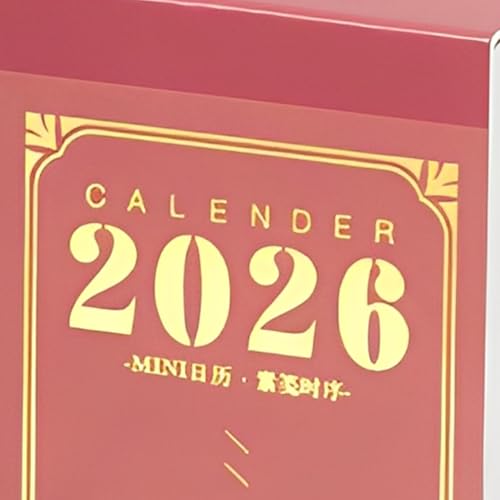 SVCEQZE Mini Calendrier 2026-365 Jours Pages Arrachables Papier Épais,Calendrier 2026 Mini Planificateur Quotidien - Pour Emploi Du Temps Bureau À Domicile Salle De Classe Cadeaux De Noël Et Nouvel – vue 9