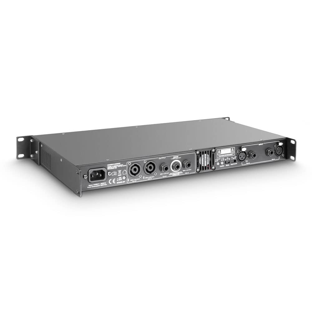 Palmer Macht 402 - Stereo-Endstufe für Gitarre, schwarz, 19"