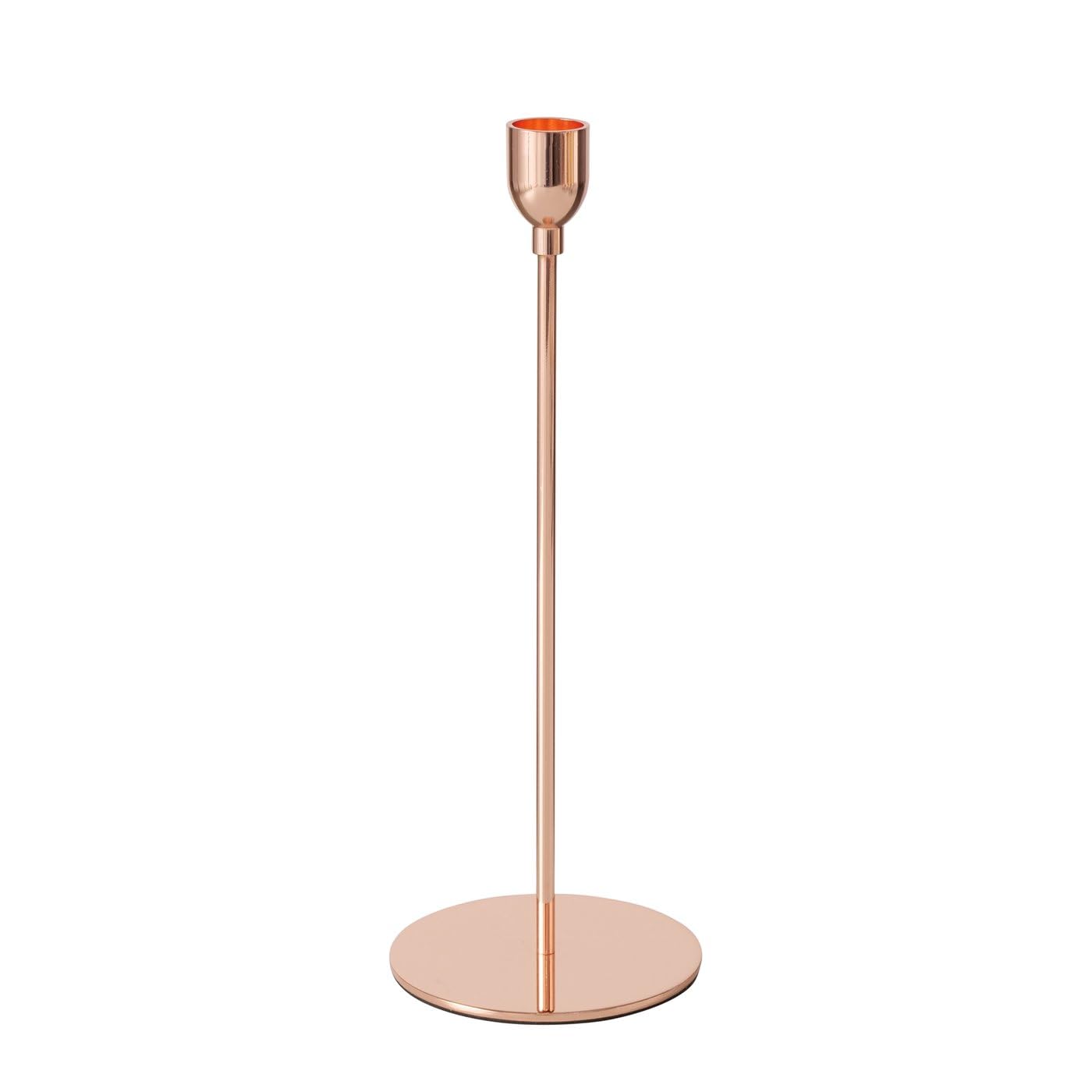 Kerzenständer Set Elegance, 3-teilig, Roségold, 23/27,5/32,5 cm, Metall