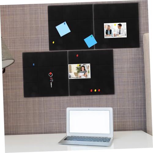 Tableaux feutrine lot de 6 plaques murales d'affichage Mobestech pour messages - 5