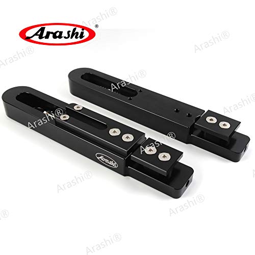 Arashi Black 6.7"-9.8" Swingarm Extensions Brake line Chain Kit for Suzuki Hayabusa GSXR 1300 Gen 2 3 2008-2019 2020-2024 Non-ABS, Motorcycle modification Accessories Parts CNC Aluminum by Arashi - Used condition - Image 4