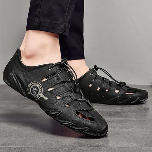 Men's Outdoor Backpacking Shoes, Closed Toe Hiking Sandals, Breathable Sports Beach Shoes3