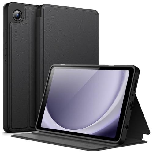 JETech Coque pour Samsung Galaxy Tab A11, Étui Housse Protection Tablette Fine Folio Support, Multi-Angle Affichage (Noir)