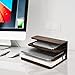 File Holder for Desk,Wood Paper Organizer,Rustic Desk Organizer,Mail Sorter for Desktop,Organizer for Counter,Letter Organizer for Document/Filing/Folders/Paper,Darkbrown