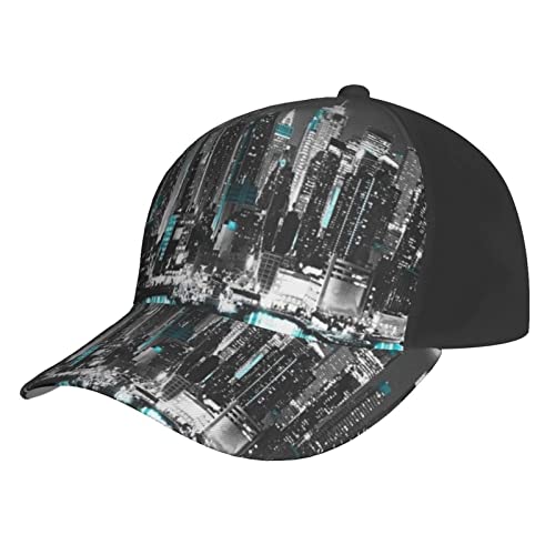 Casquette New York Paintings casquette de baseball ajustable été noire