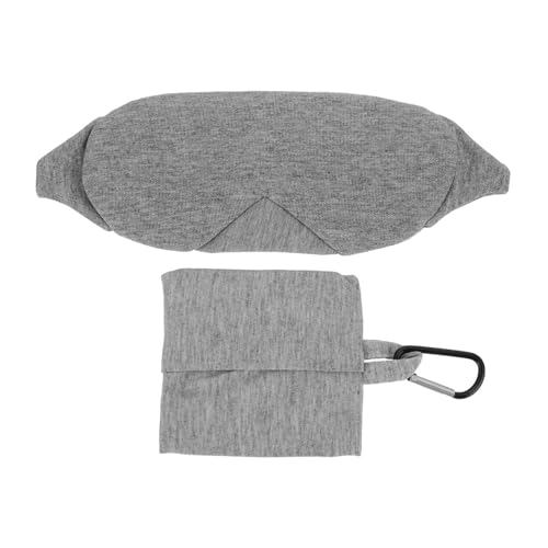 TOVINANNA 目隠し light eye mask eye patch スト 付きアイマスク 用アイカバー 睡眠 スリープアイマスク スト 付きスリープマスク ファブリック Grey
